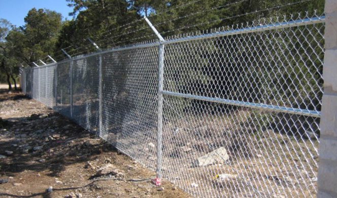 Chain Link Fence Barbed Wire 6footgalvanizedchainlink 