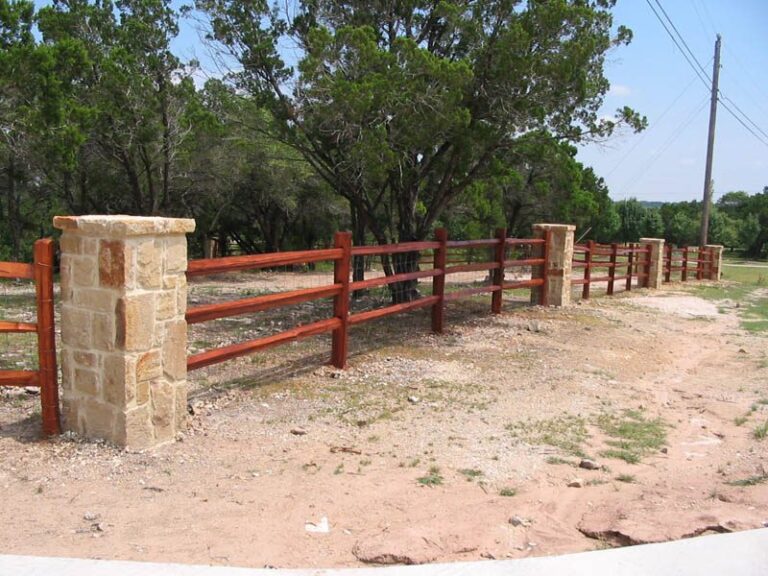 Cedar Split Rail Fence