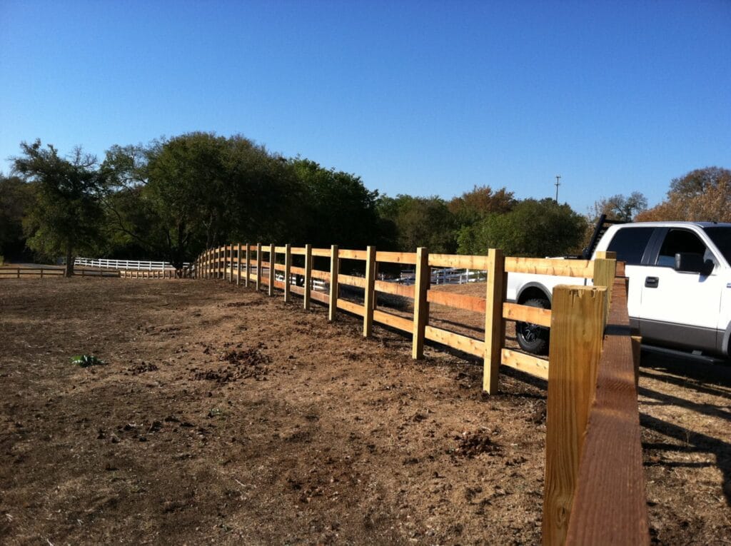 Custom Cedar Horse Rail