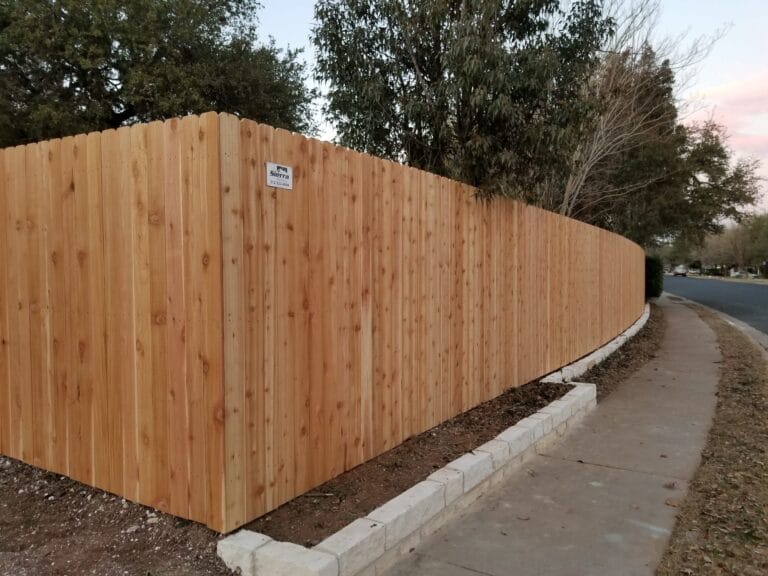 Wood Privacy Fence - 7ft. tall