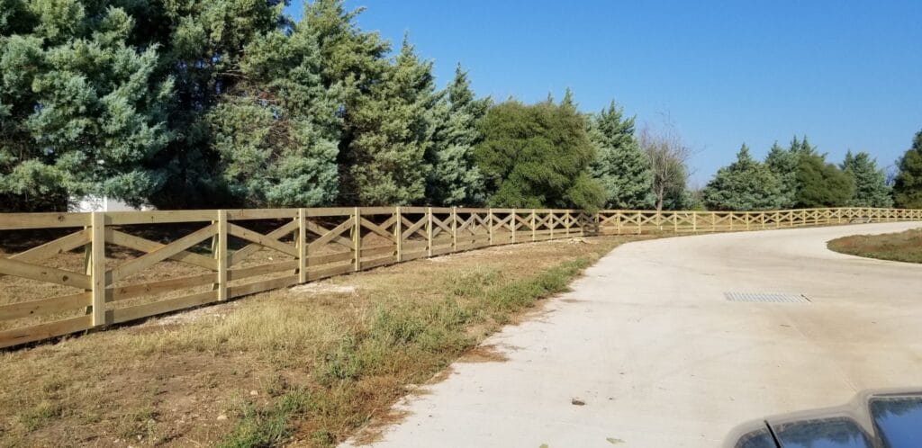 Crossbuck Horse Fence