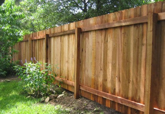 Standard wood privacy fence built to last by Sierra Fence