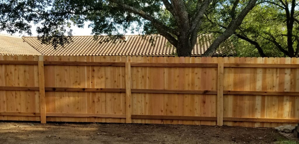 PostMaster steel posts concealed behind Western Red Cedar panels