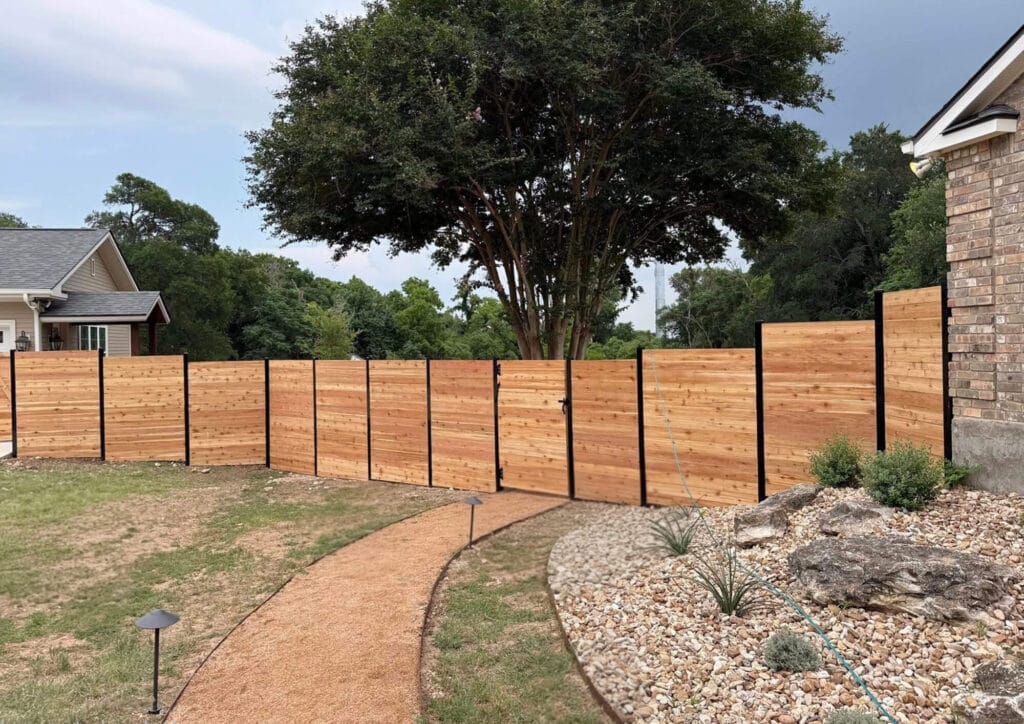 Horizontal Fence Custom horizontal fence